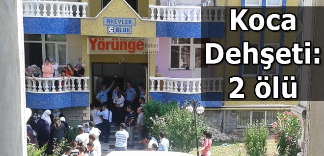 Önce karısını sonra kendini vurdu