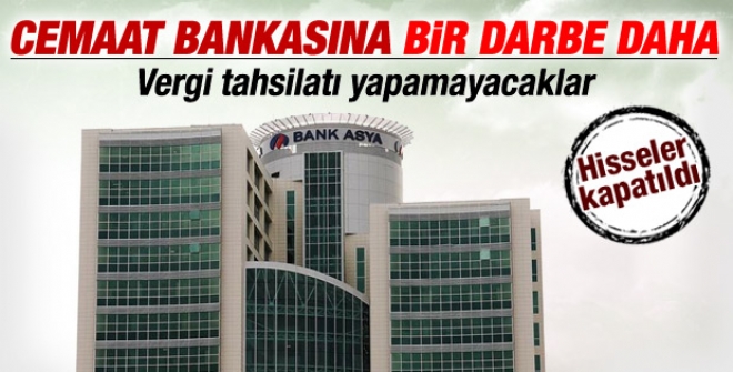 Bank Asya vergi tahsilatı yapamayacak