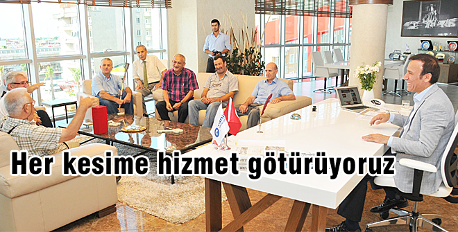 Her kesime hizmet götürüyoruz