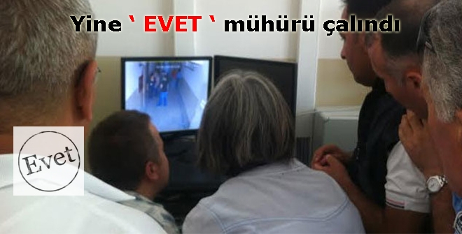 Yine EVET mühürü çalındı