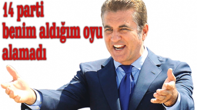 14 parti benim aldığım oyu alamadı