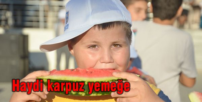 Haydi karpuz yemeğe