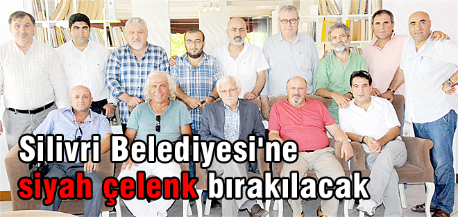 Silivri Belediyesi'ne siyah çelenk bırakılacak