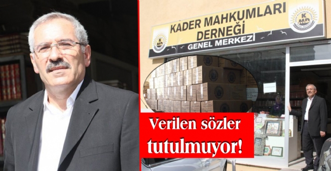 Verilen sözler tutulmuyor!