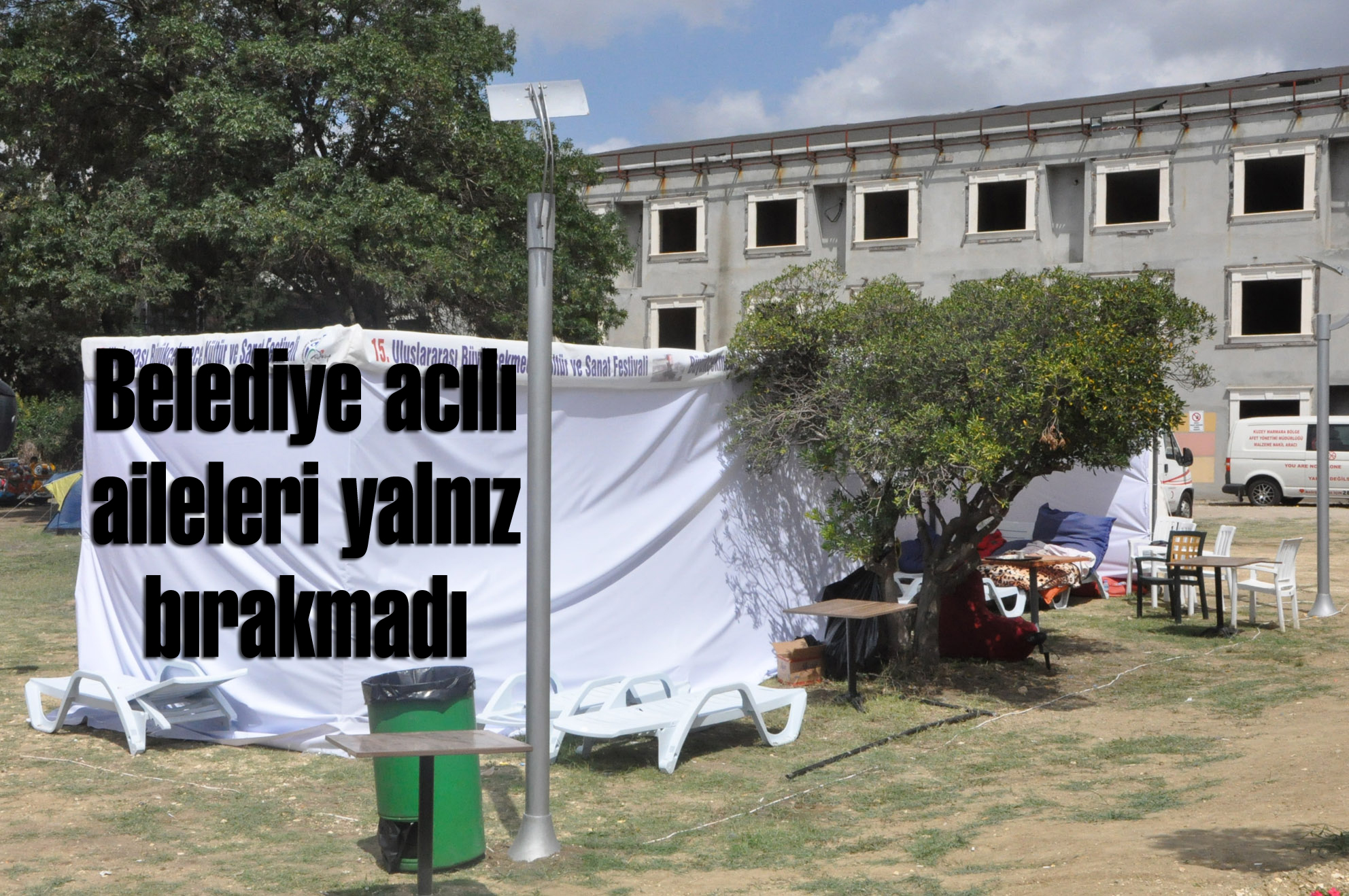 Belediye acılı aileleri yalnız bırakmadı