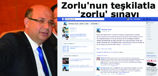 Zorlu'nun teşkilatla 'zorlu' sınavı