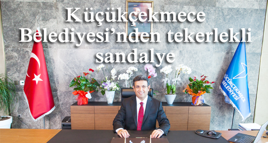 Küçükçekmece Belediyesinden tekerlekli sandalye