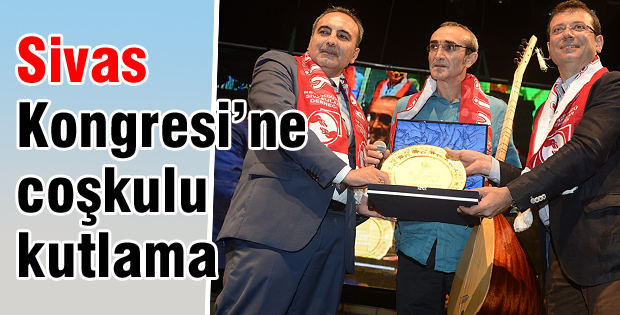 Sivas Kongresine coşkulu kutlama