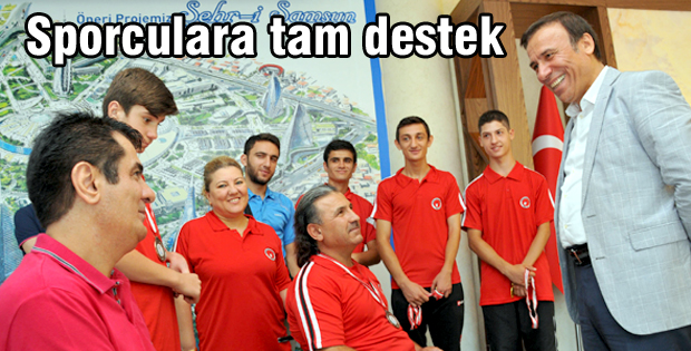 Canik'ten spora ve sporcuya tam destek
