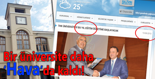 Bir üniversite daha Havada kaldı!