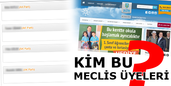 Kim bu meclis üyeleri?
