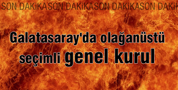 Galatasaray'da seçimli genel kurul