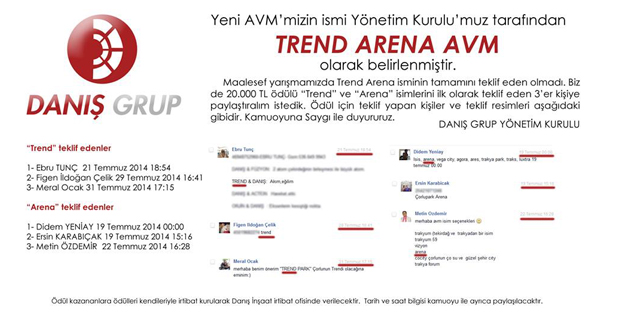 Danış Grup parayı bölüştürecek