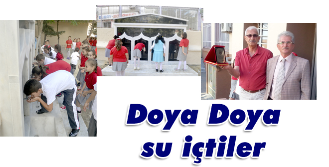 Doya doya su içtiler