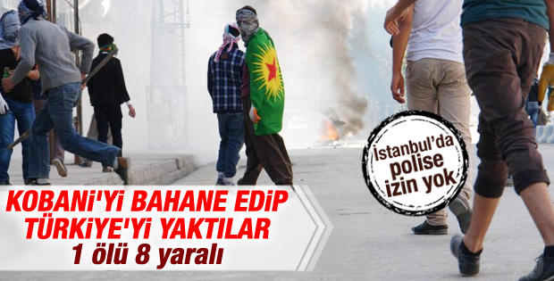 IŞİD bahanesiyle Türkiye genelinde izinsiz gösteriler