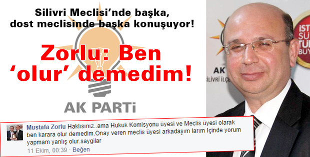 Zorlu: Ben olur demedim