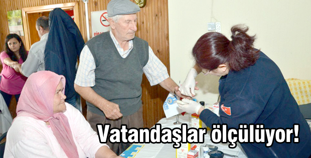 Vatandaşlar ölçülüyor!