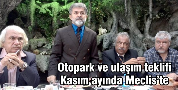 Otopark ve ulaşım teklifi Kasım ayında Meclis'te
