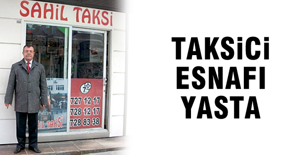 Taksici esnafı yasta