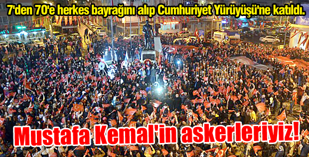 Mustafa Kemal'in askerleriyiz!