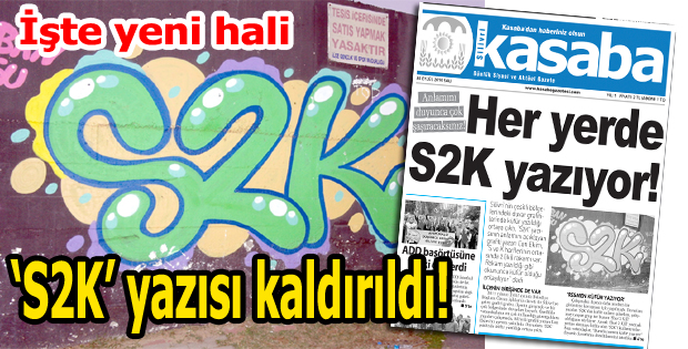 S2K yazısı kaldırıldı!