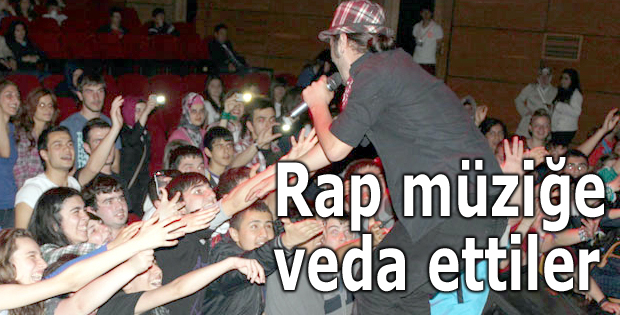 Rap müziğe veda ettiler
