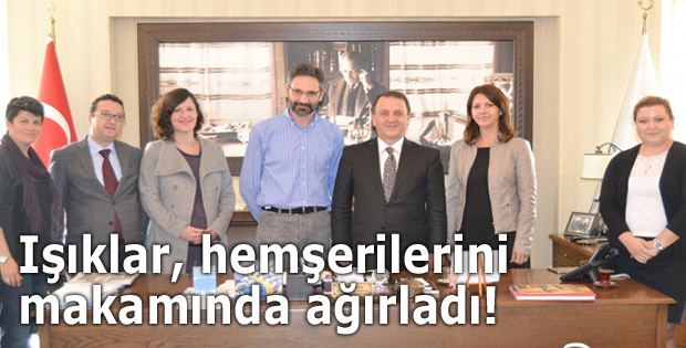 Işıklar, hemşerilerini makamında ağırladı!