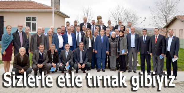 Sizlerle etle tırnak gibiyiz
