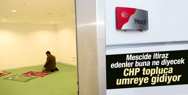 CHP toplu olarak umreye gidecek