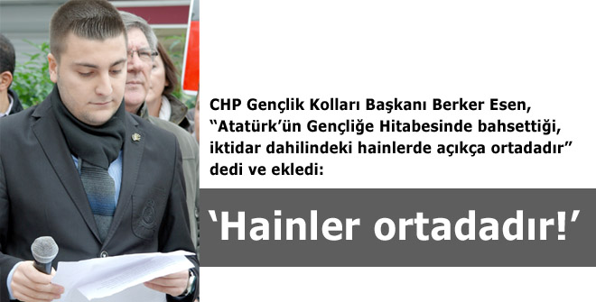 Hainler ortadadır!