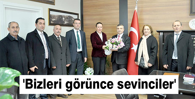 'Bizleri görünce sevinciler'