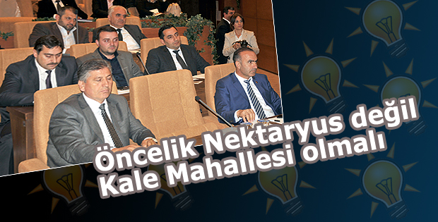 Öncelik Nektaryus değil Kale Mahallesi olmalı