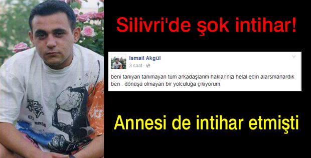 Silivri'de şok intihar!