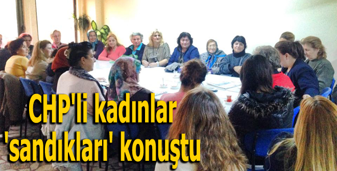 CHP'li kadınlar 'sandıkları' konuştu
