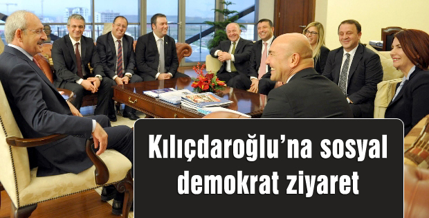 Kılıçdaroğluna sosyal demokrat ziyaret