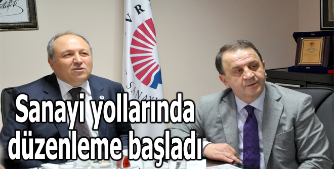 Sanayi yollarında düzenleme başladı