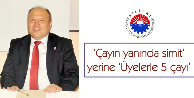 Çayın yanında simit yerine Üyelerle 5 çayı