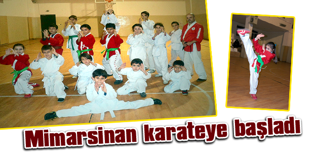 Mimarsinan karateye başladı