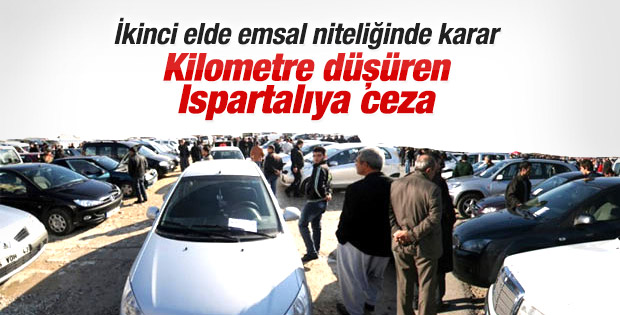 Otomobilinin kilometresini düşürene ceza