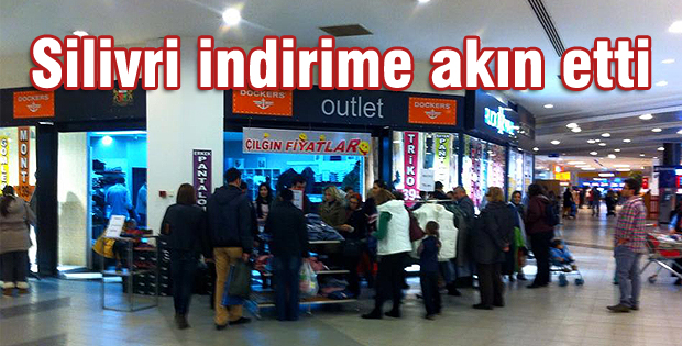 Silivri indirime akın etti