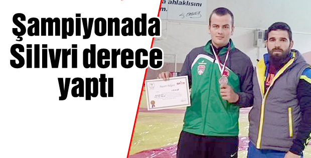 Şampiyonada Silivri derece yaptı