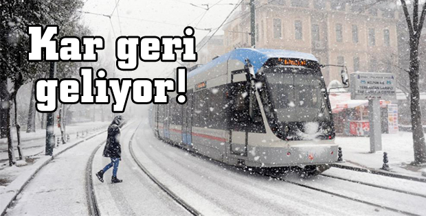 Kar geri geliyor