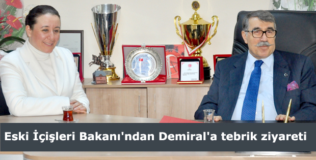 Eski İçişleri Bakanı'ndan Demiral'a tebrik ziyareti