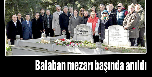 Balaban mezarı başında anıldı