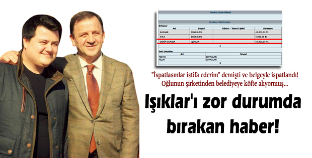 Işıklar'ı zor durumda bırakan haber!