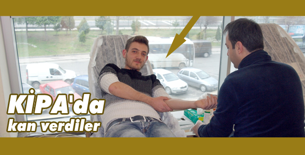 KİPA'da kan verdiler