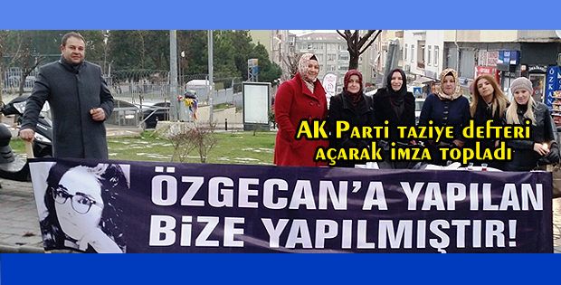 AK Parti taziye defteri açarak imza topladı