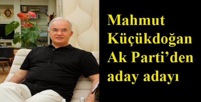 Mahmut Küçükdoğan AK Parti'den aday adayı