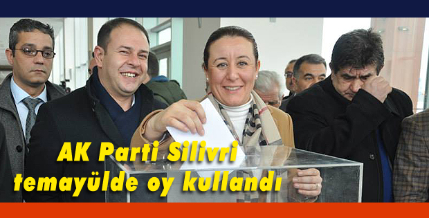AK Parti Silivri temayülde oy kullandı