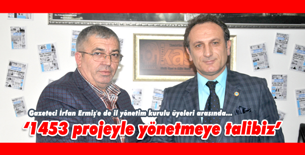 1453 projeyle yönetmeye talibiz